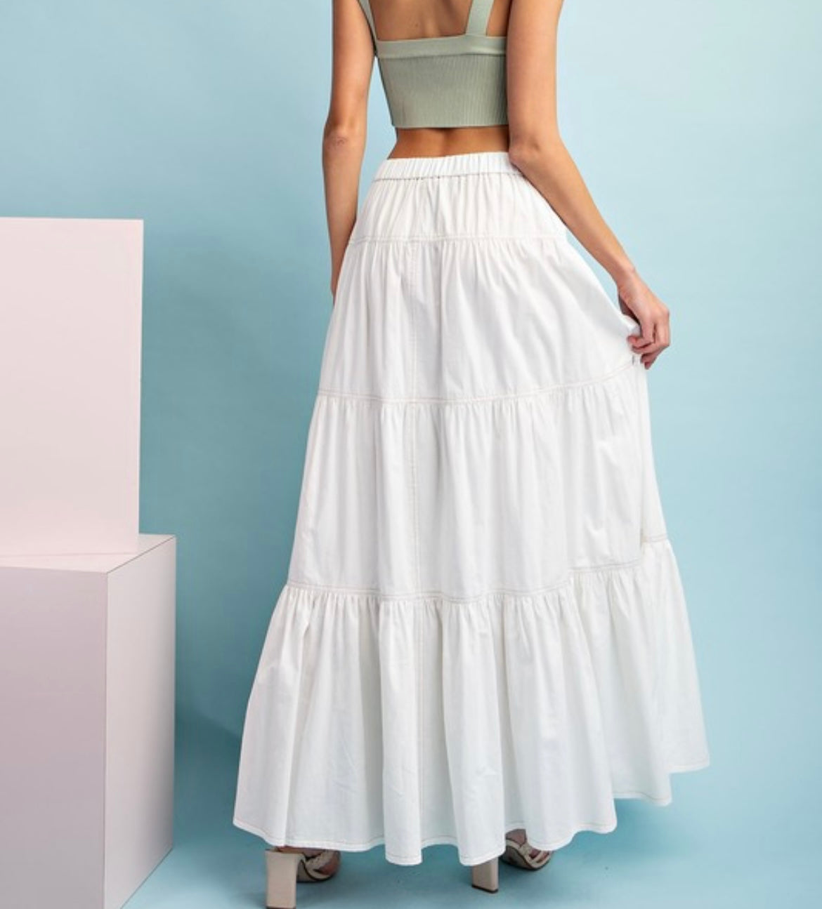 White Maxi Skirt